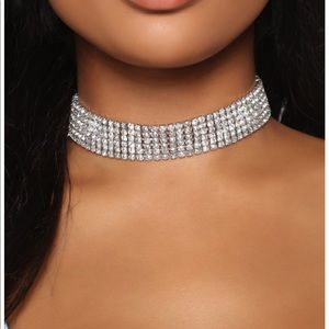 Fashion Nova Silver Choker